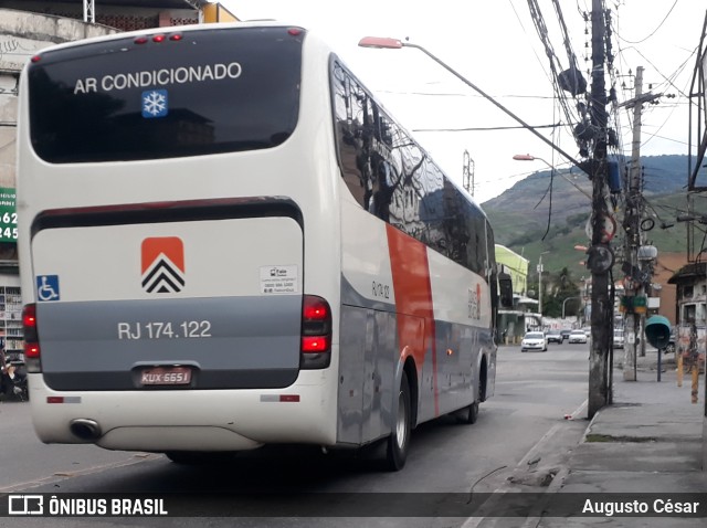 Viação Cidade do Aço RJ 174.122 na cidade de Nova Iguaçu, Rio de Janeiro, Brasil, por Augusto César. ID da foto: 9364792.