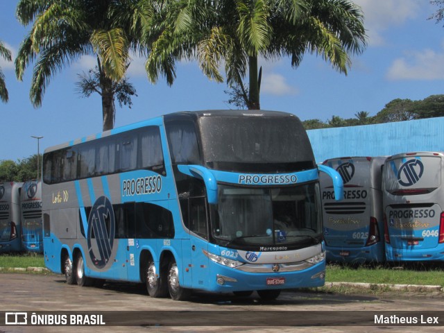 Auto Viação Progresso 6023 na cidade de Recife, Pernambuco, Brasil, por Matheus Lex. Número da foto: #9366368.