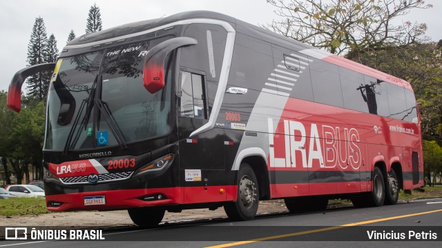 Lirabus 20003 na cidade de Joinville, Santa Catarina, Brasil, por Vinicius Petris. ID da foto: 9365002.