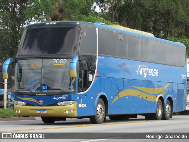 Expresso Angrense 7022 na cidade de Conselheiro Lafaiete, Minas Gerais, Brasil, por Rodrigo  Aparecido. Número da foto: #9365196.