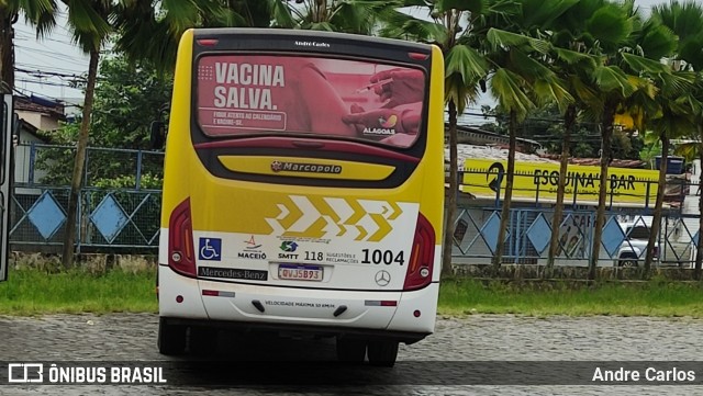 Viação Cidade de Maceió 1004 na cidade de Maceió, Alagoas, Brasil, por Andre Carlos. Número da foto: #9367059.