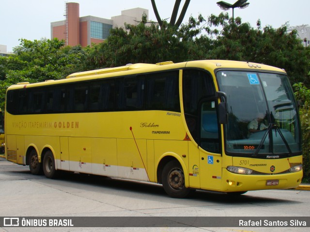 Viação Itapemirim 5701 na cidade de São Paulo, São Paulo, Brasil, por Rafael Santos Silva. Número da foto: #9364371.