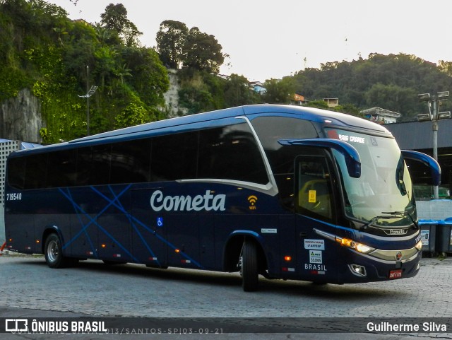 Viação Cometa 719540 na cidade de Santos, São Paulo, Brasil, por Guilherme Silva. ID da foto: 9365716.