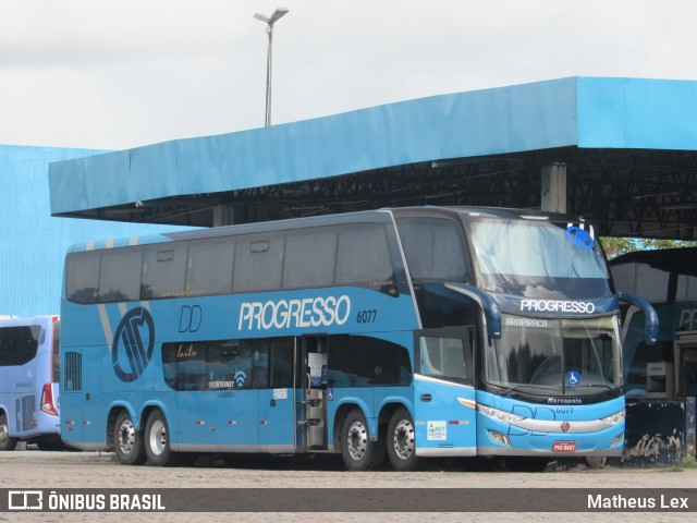 Auto Viação Progresso 6077 na cidade de Recife, Pernambuco, Brasil, por Matheus Lex. Número da foto: #9366372.