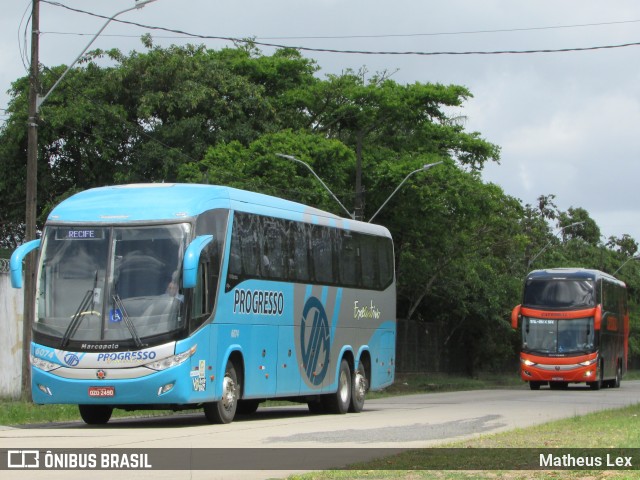 Auto Viação Progresso 6074 na cidade de Recife, Pernambuco, Brasil, por Matheus Lex. Número da foto: #9366337.