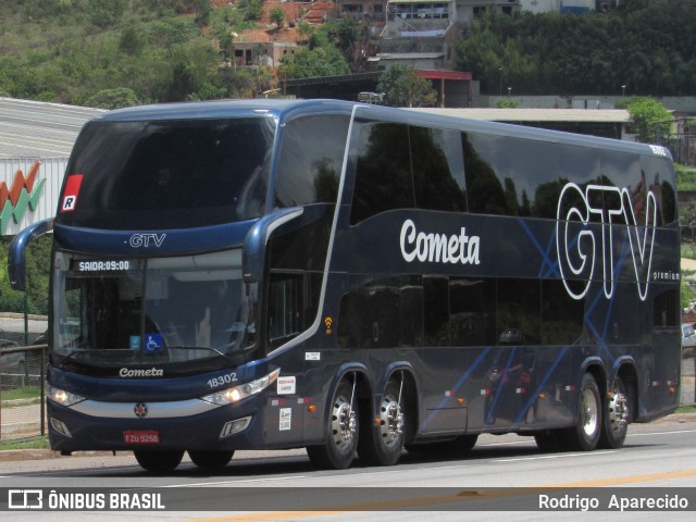 Viação Cometa 18302 na cidade de Conselheiro Lafaiete, Minas Gerais, Brasil, por Rodrigo  Aparecido. Número da foto: #9366288.