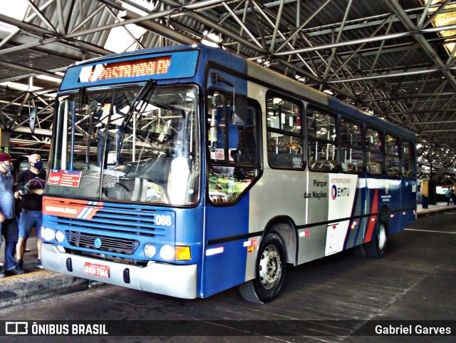 Transportes Coletivos Parque das Nações 088 na cidade de Santo André, São Paulo, Brasil, por Gabriel Garves. ID da foto: 9365689.