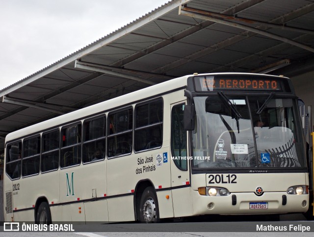 Auto Viação São José dos Pinhais 20L12 na cidade de São José dos Pinhais, Paraná, Brasil, por Matheus Felipe. Número da foto: #9366839.