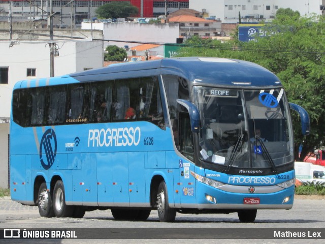 Auto Viação Progresso 6228 na cidade de Caruaru, Pernambuco, Brasil, por Matheus Lex. ID da foto: 9366316.