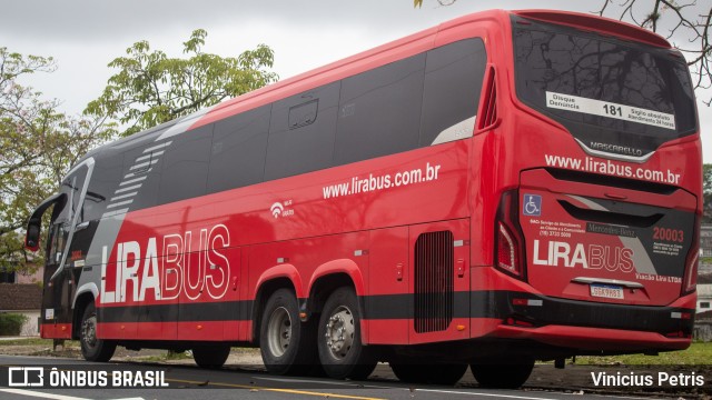 Lirabus 20003 na cidade de Joinville, Santa Catarina, Brasil, por Vinicius Petris. Número da foto: #9364999.