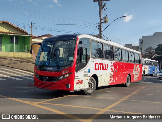 CMW Transportes 1246 na cidade de Bragança Paulista, São Paulo, Brasil, por Matheus Augusto Balthazar. Número da foto: #9369958.