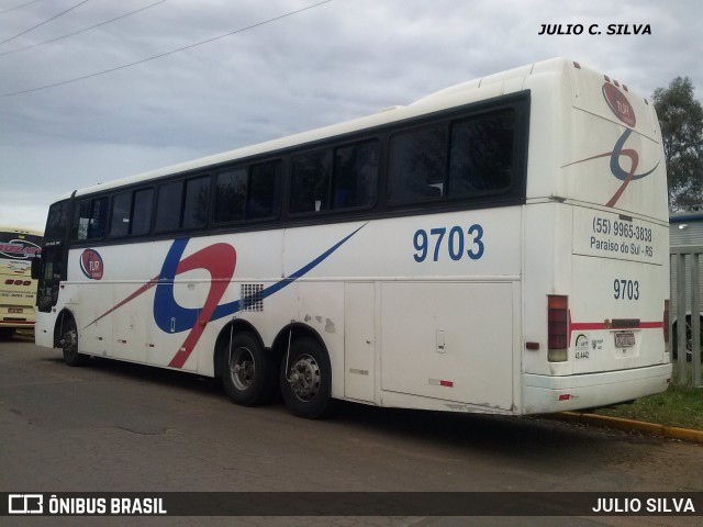 KTur Turismo 9703 na cidade de Esteio, Rio Grande do Sul, Brasil, por JULIO SILVA. ID da foto: 9369943.