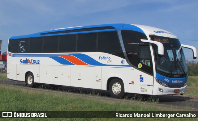 VUSC - Viação União Santa Cruz 4100 na cidade de Santa Cruz do Sul, Rio Grande do Sul, Brasil, por Ricardo Manoel Limberger Carvalho. Número da foto: #9370243.