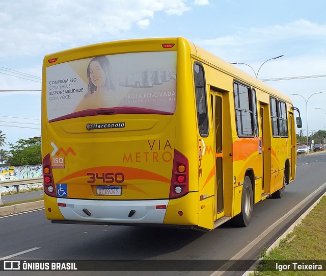 Via Metro Transportes Urbanos 3450 na cidade de Ilhéus, Bahia, Brasil, por Igor Teixeira. ID da foto: 9369948.