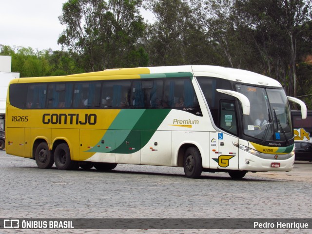 Empresa Gontijo de Transportes 18265 na cidade de Perdões, Minas Gerais, Brasil, por Pedro Henrique. ID da foto: 9369719.