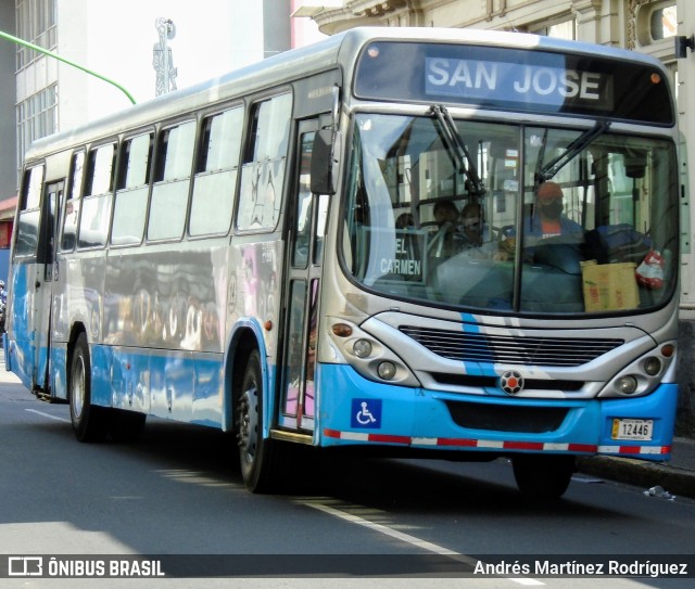 Buses Guadalupe 14 na cidade de Carmen, San José, San José, Costa Rica, por Andrés Martínez Rodríguez. Número da foto: #9367329.