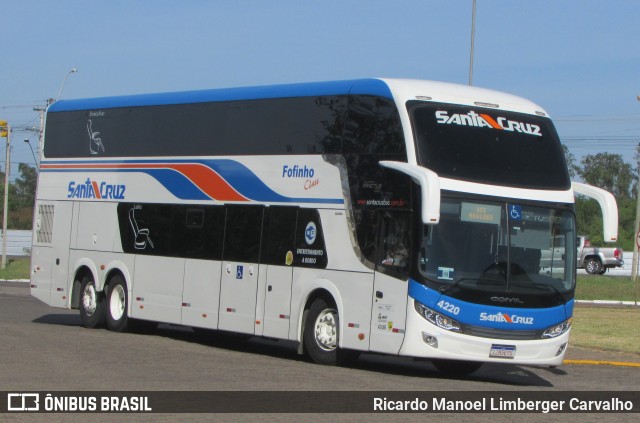 VUSC - Viação União Santa Cruz 4220 na cidade de Santa Cruz do Sul, Rio Grande do Sul, Brasil, por Ricardo Manoel Limberger Carvalho. ID da foto: 9370272.