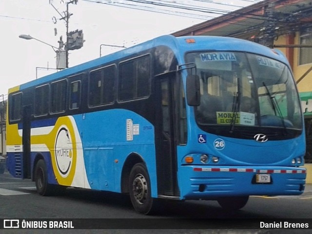 Transportes Paracito 26 na cidade de San Vicente, Moravia, San José, Costa Rica, por Daniel Brenes. ID da foto: 9368010.