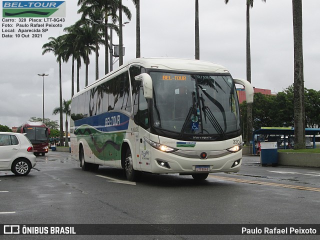 Bel-Tour Transportes e Turismo 320 na cidade de Aparecida, São Paulo, Brasil, por Paulo Rafael Peixoto. Número da foto: #9368181.