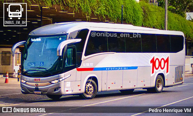 Auto Viação 1001 RJ 108.1117 na cidade de Belo Horizonte, Minas Gerais, Brasil, por Pedro Henrique VM. Número da foto: #9368133.