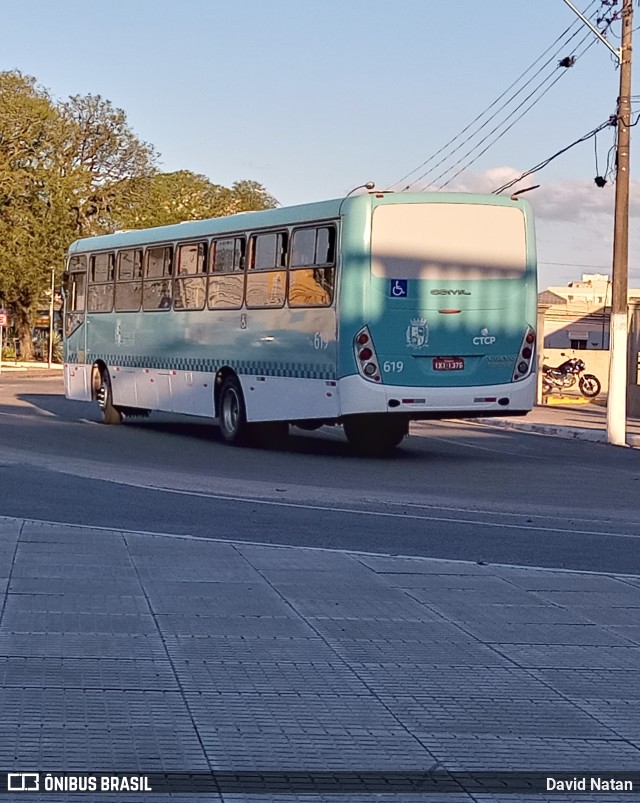 Transportes Santa Maria 619 na cidade de Pelotas, Rio Grande do Sul, Brasil, por David Natan. ID da foto: 9369833.