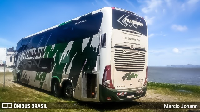 Transgiro Turismo 4910 na cidade de Laguna, Santa Catarina, Brasil, por Marcio Johann. Número da foto: #9368568.