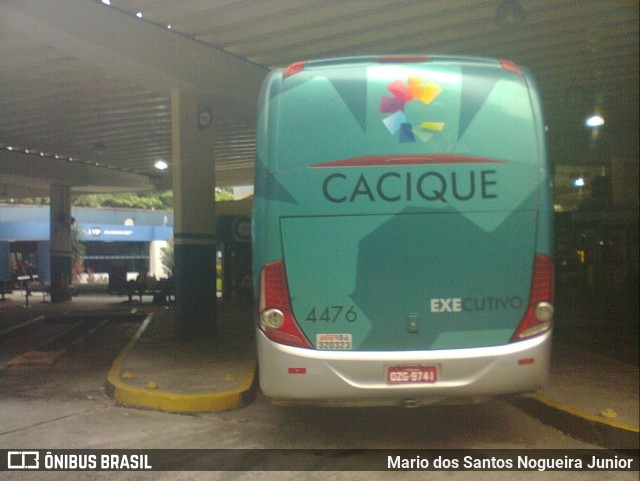 Cacique Transportes 4476 na cidade de Salvador, Bahia, Brasil, por Mario dos Santos Nogueira Junior. Número da foto: #9367772.