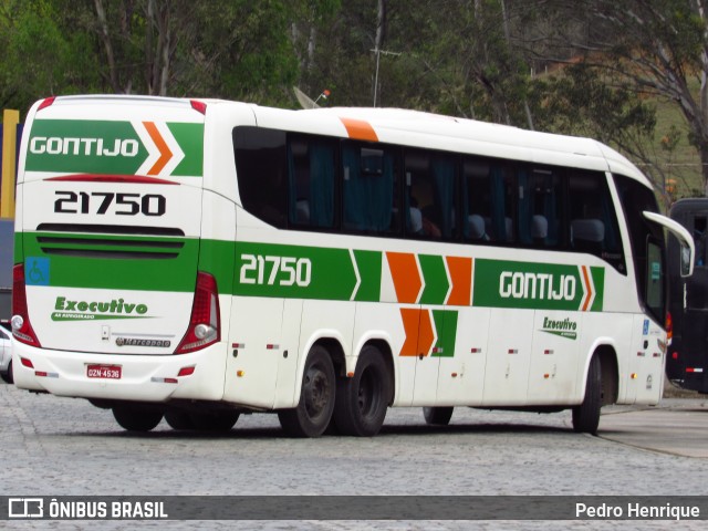 Empresa Gontijo de Transportes 21750 na cidade de Perdões, Minas Gerais, Brasil, por Pedro Henrique. ID da foto: 9369720.