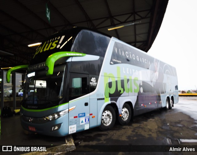 Viação Garcia 8814 na cidade de Londrina, Paraná, Brasil, por Almir Alves. ID da foto: 9369361.