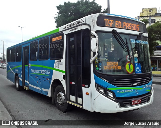 Viação Ponte Coberta RJ 190.090 na cidade de Rio de Janeiro, Rio de Janeiro, Brasil, por Jorge Lucas Araújo. Número da foto: #9368128.