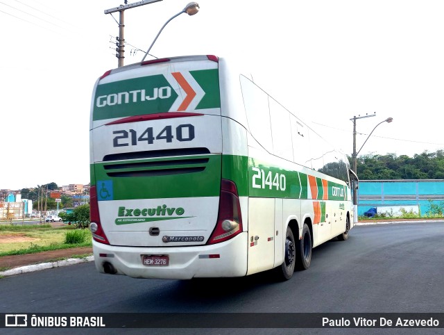 Empresa Gontijo de Transportes 21440 na cidade de Araxá, Minas Gerais, Brasil, por Paulo Vitor De Azevedo. ID da foto: 9367940.