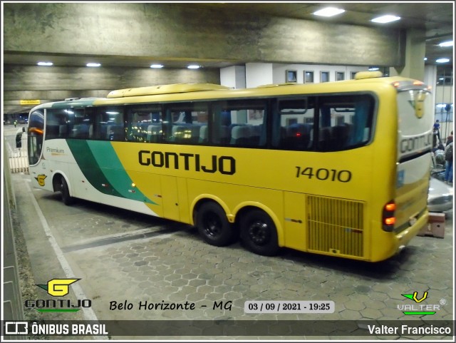 Empresa Gontijo de Transportes 14010 na cidade de Belo Horizonte, Minas Gerais, Brasil, por Valter Francisco. Número da foto: #9368209.