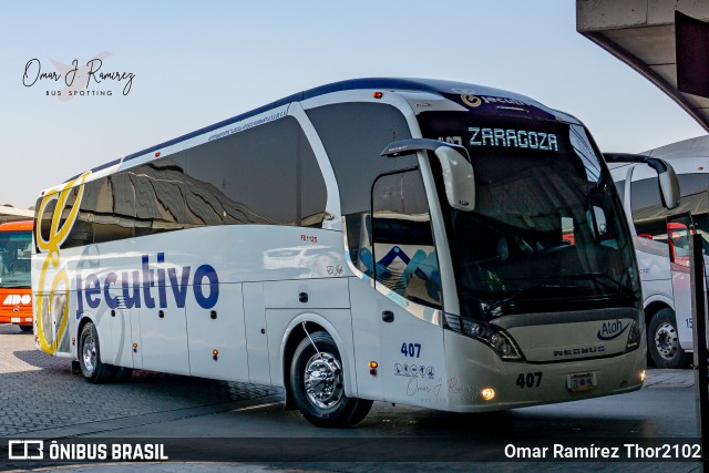 ATAH - Autotransportes Tlaxcala Apizaco Huamantla 407 na cidade de Venustiano Carranza, Ciudad de México, México, por Omar Ramírez Thor2102. Número da foto: #9369002.