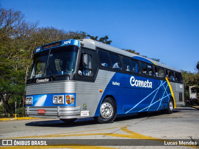 Viação Cometa 7274 na cidade de São Paulo, São Paulo, Brasil, por Lucas Mendes. ID da foto: 9370609.