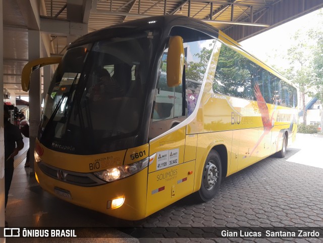 Eucatur - Empresa União Cascavel de Transportes e Turismo 5601 na cidade de Ji-Paraná, Rondônia, Brasil, por Gian Lucas  Santana Zardo. ID da foto: 9369656.