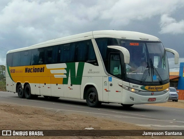 Viação Nacional 16130 na cidade de Atalaia, Alagoas, Brasil, por Jamysson Santana. ID da foto: 9367360.