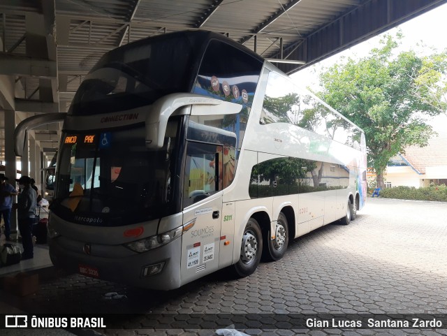 Eucatur - Empresa União Cascavel de Transportes e Turismo 5311 na cidade de Ji-Paraná, Rondônia, Brasil, por Gian Lucas  Santana Zardo. Número da foto: #9369190.