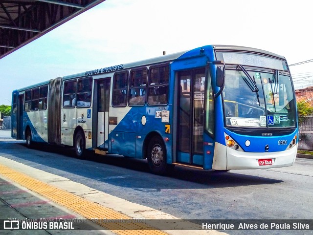 VB Transportes e Turismo 1481 na cidade de Campinas, São Paulo, Brasil, por Henrique Alves de Paula Silva. Número da foto: #9373625.