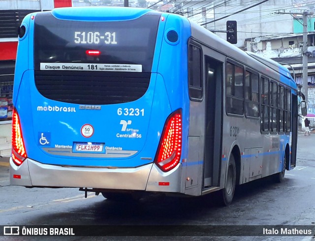 Viação Paratodos > São Jorge > Metropolitana São Paulo > Mobibrasil 6 3231 na cidade de São Paulo, São Paulo, Brasil, por Italo Matheus. Número da foto: #9372485.