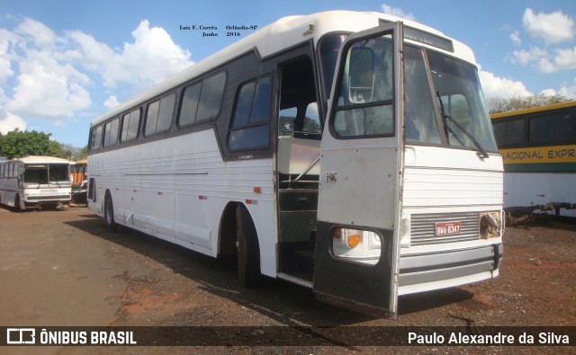 Ônibus Particulares 3647 na cidade de Orlândia, São Paulo, Brasil, por Paulo Alexandre da Silva. ID da foto: 9373545.