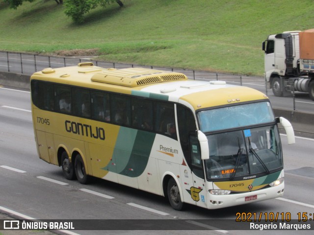 Empresa Gontijo de Transportes 17045 na cidade de São José dos Campos, São Paulo, Brasil, por Rogerio Marques. ID da foto: 9372944.