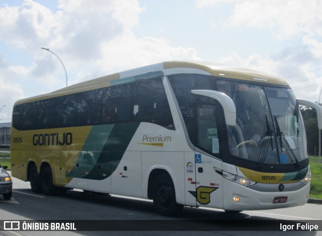 Empresa Gontijo de Transportes 18515 na cidade de Recife, Pernambuco, Brasil, por Igor Felipe. ID da foto: 9372507.