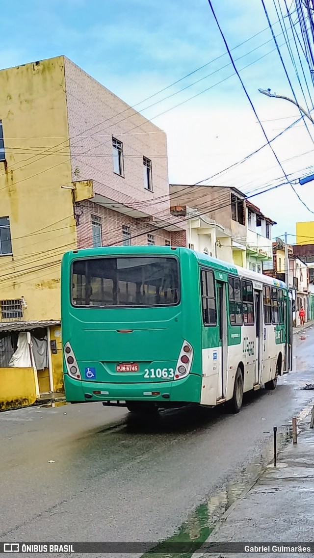 OT Trans - Ótima Salvador Transportes 21063 na cidade de Salvador, Bahia, Brasil, por Gabriel Guimarães. Número da foto: #9372529.