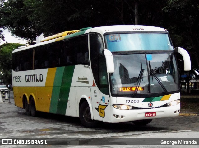 Empresa Gontijo de Transportes 17260 na cidade de São José dos Campos, São Paulo, Brasil, por George Miranda. Número da foto: #9372014.