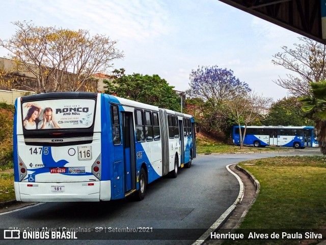 VB Transportes e Turismo 1475 na cidade de Campinas, São Paulo, Brasil, por Henrique Alves de Paula Silva. ID da foto: 9373662.