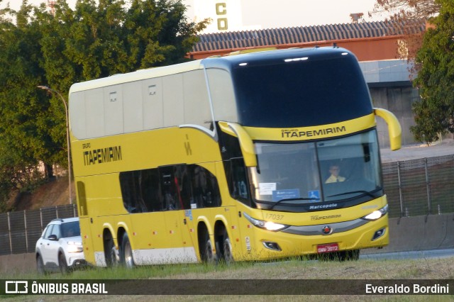 Viação Itapemirim 17037 na cidade de São José dos Campos, São Paulo, Brasil, por Everaldo Bordini. ID da foto: 9371750.