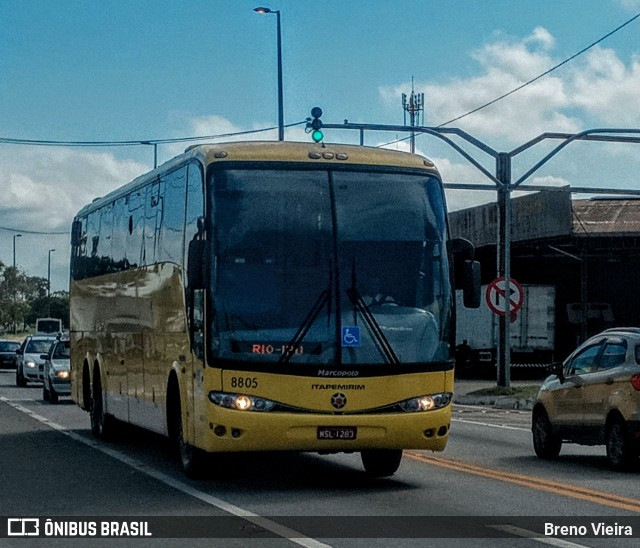 Viação Itapemirim 8805 na cidade de Campos dos Goytacazes, Rio de Janeiro, Brasil, por Breno Vieira. Número da foto: #9371396.