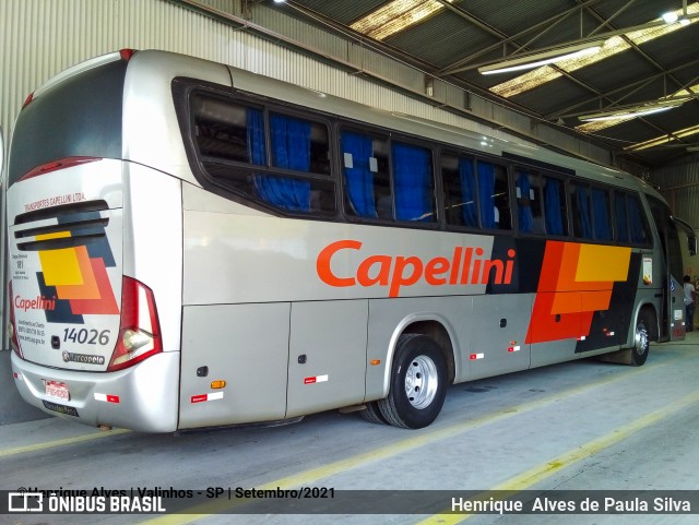 Transportes Capellini 14026 na cidade de Valinhos, São Paulo, Brasil, por Henrique Alves de Paula Silva. Número da foto: #9371527.