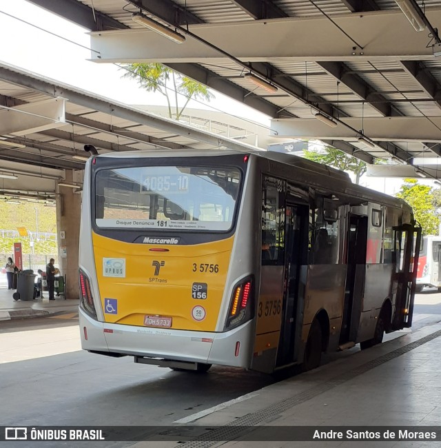 Upbus Qualidade em Transportes 3 5756 na cidade de São Paulo, São Paulo, Brasil, por Andre Santos de Moraes. ID da foto: 9372263.