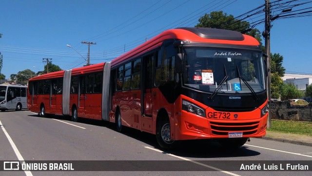 Viação Cidade Sorriso GE732 na cidade de Curitiba, Paraná, Brasil, por André Luis L Furlan. ID da foto: 9371076.